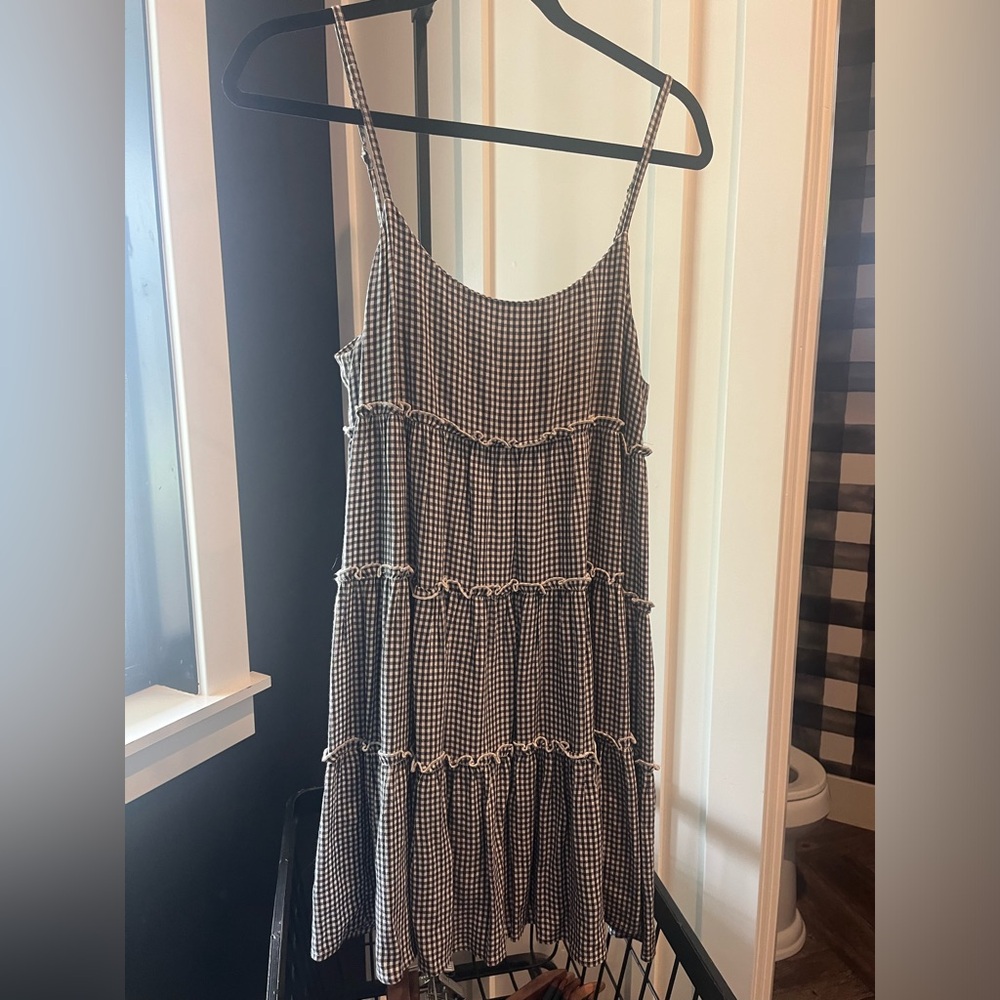 Cute summer black and white dress